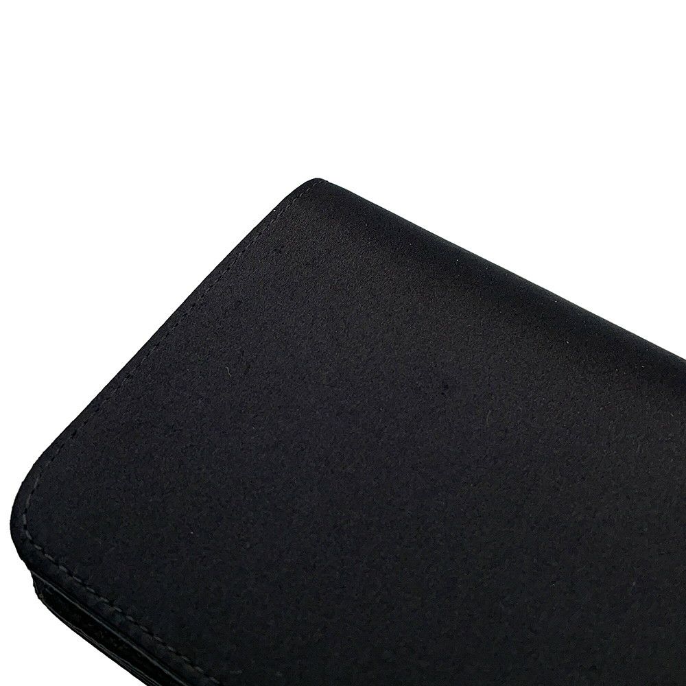 シャネル クラッチバッグ ココマーク サテン ラインストーン CHANEL 黒