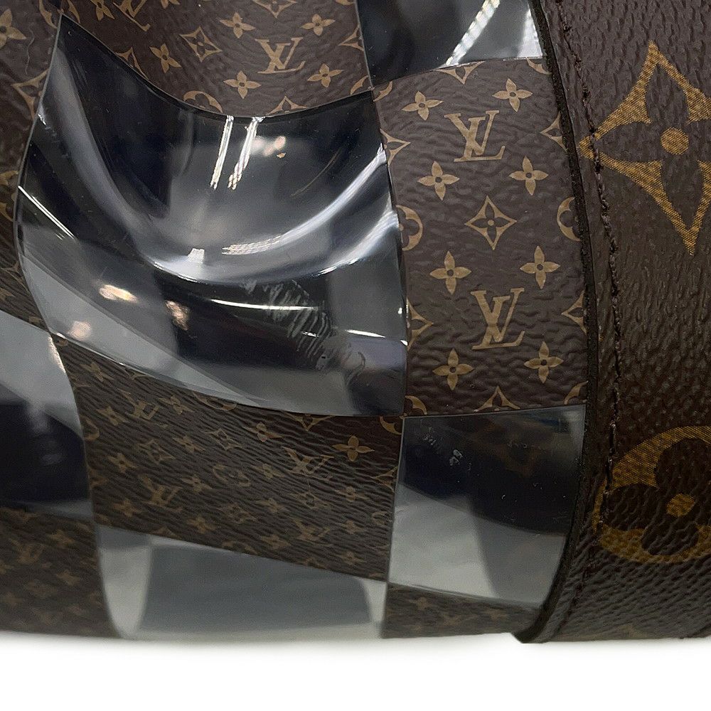 ルイヴィトン ボストンバッグ モノグラム・チェス キーポル・バンドリエール50 M20864 LOUIS VUITTON 2way