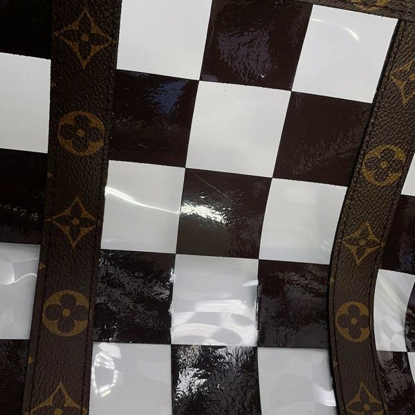 ルイヴィトン ボストンバッグ モノグラム・チェス キーポル・バンドリエール50 M20864 LOUIS VUITTON 2way