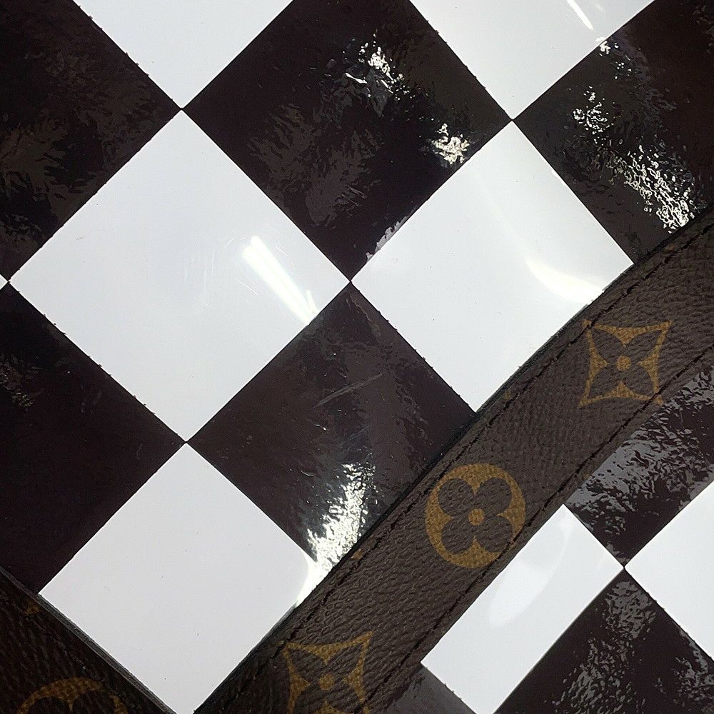 ルイヴィトン ボストンバッグ モノグラム・チェス キーポル・バンドリエール50 M20864 LOUIS VUITTON 2way