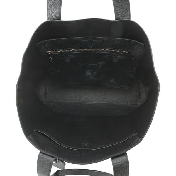 ルイヴィトン トートバッグ モノグラム・ジャイアント/トリヨン・シャドウレザー カバ・ヴォワヤージュNV M57290 ヴィトン 黒 ブラック