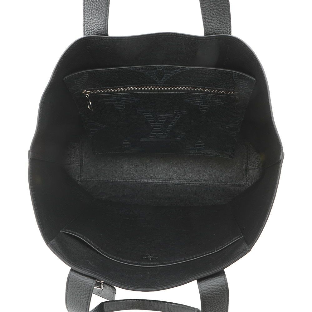 ルイヴィトン トートバッグ モノグラム・ジャイアント/トリヨン・シャドウレザー カバ・ヴォワヤージュNV M57290 ヴィトン 黒 ブラック