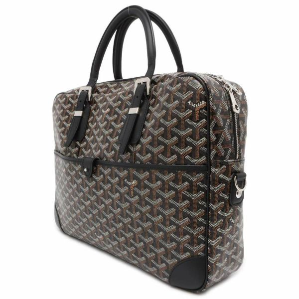 ゴヤール ビジネスバッグ ヘリンボーン アンバサッドMM PVC AMBAS2MMLTY01CL01P GOYARD トートバッグ 黒