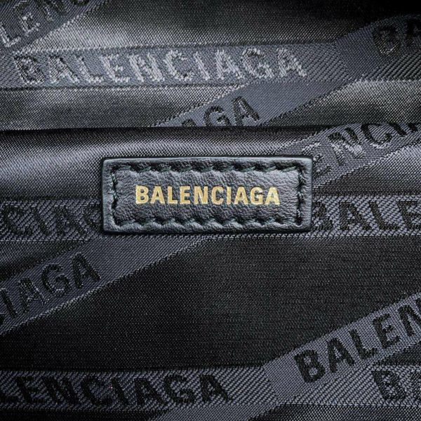 バレンシアガ ボディバッグ ロゴ レザー 565510 BALENCIAGA バッグ 黒