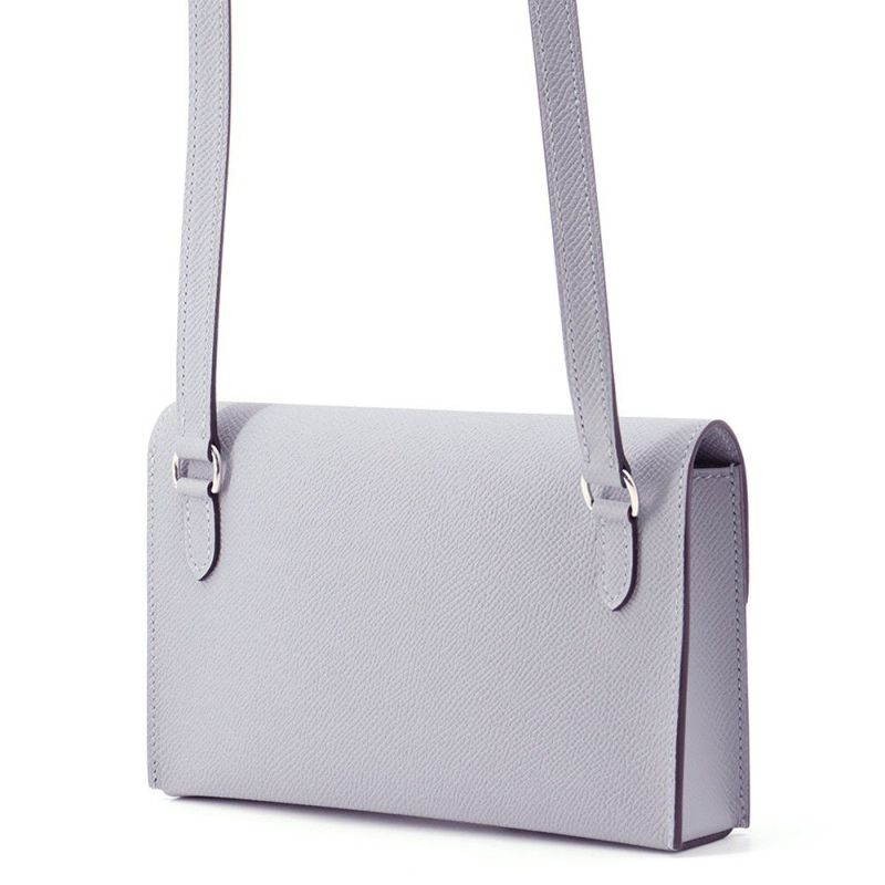 エルメス ショルダーウォレット ナップ トゥーゴー グリパンタン/シルバー金具 エプソン K刻印 財布