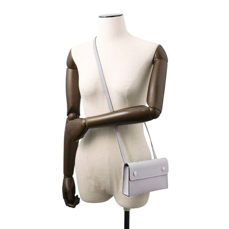 エルメス ショルダーウォレット ナップ トゥーゴー グリパンタン/シルバー金具 エプソン K刻印 財布