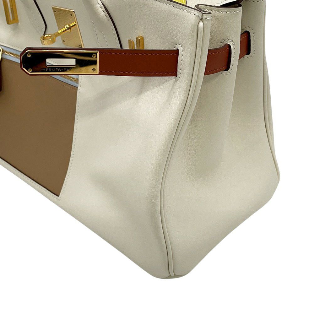 エルメス バーキン30 カラーマティック ナタ/キュイーブル/ライム/モーヴシルベストル/ブルーブリュム/チャイ/ゴールド金具 スイフト B刻印