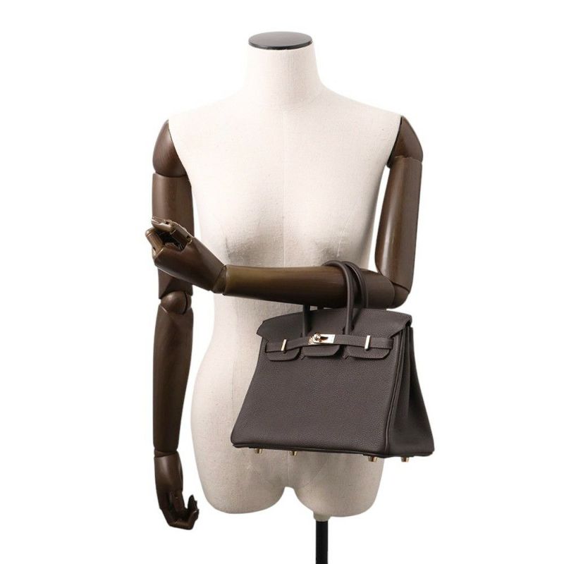 エルメス バーキン25 バイブルン/シャンパンゴールド金具 トゴ K刻印 HERMES Birkin ハンドバッグ