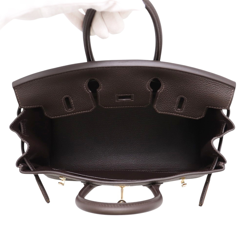 エルメス バーキン25 バイブルン/シャンパンゴールド金具 トゴ K刻印 HERMES Birkin ハンドバッグ