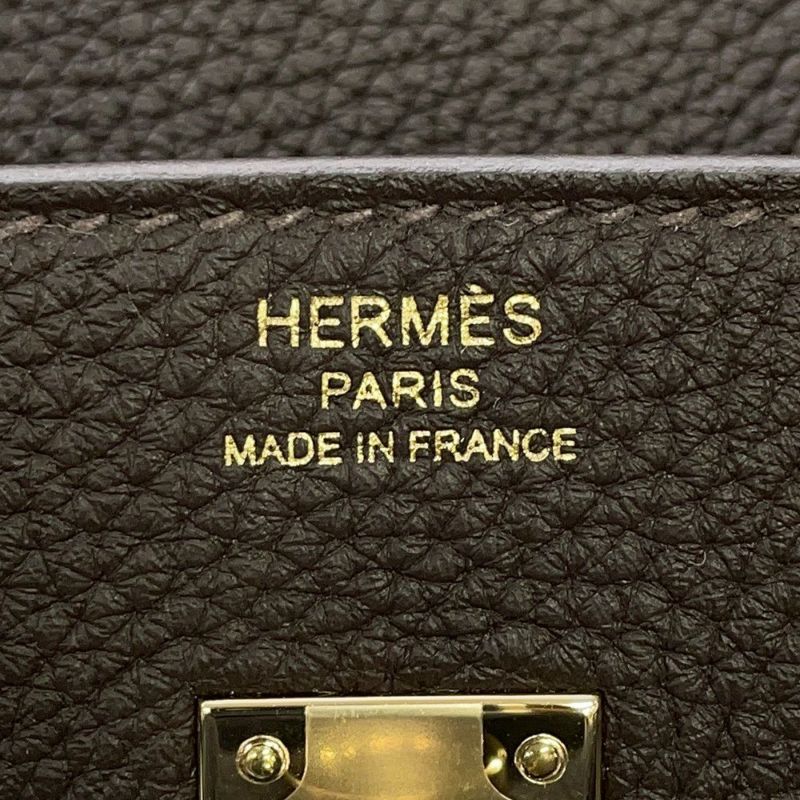 エルメス バーキン25 バイブルン/シャンパンゴールド金具 トゴ K刻印 HERMES Birkin ハンドバッグ