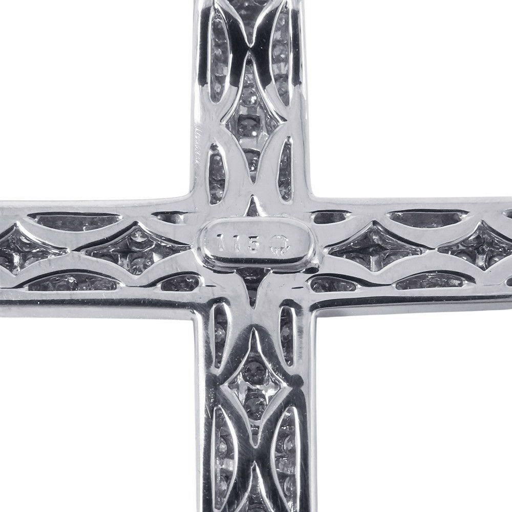 モニッケンダム ネックレス クロス ダイヤモンド 計1.05 Pt900/Pt850プラチナ MONNICKENDAM ペンダント ジュエリー