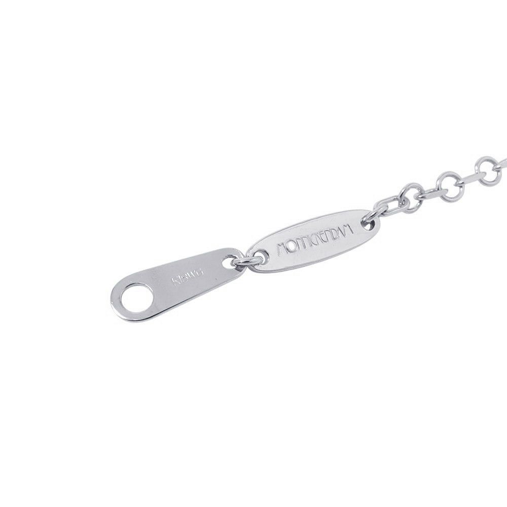 モニッケンダム ネックレス 7モチーフ ダイヤモンド ステーション 計1.89ct K18WGホワイトゴールド MONNICKENDAM ペンダント