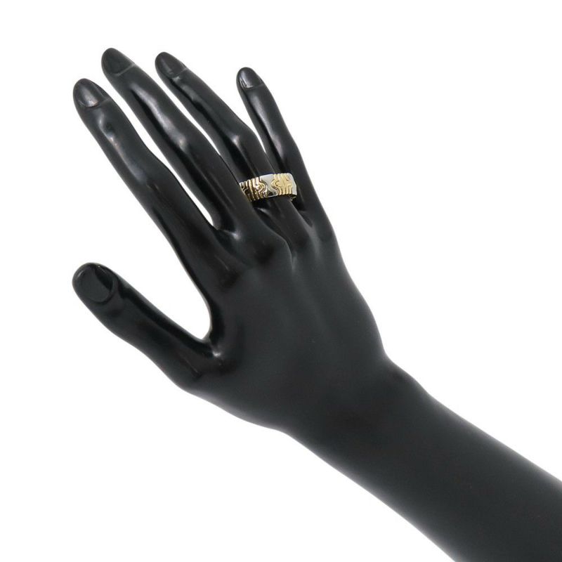 ブルガリ リング パレンテシ K18YGイエローゴールド/SSステンレススチール リングサイズ14号 BVLGARI 指輪