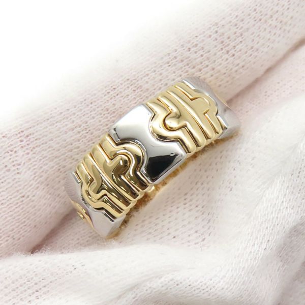 ブルガリ リング パレンテシ K18YGイエローゴールド/SSステンレススチール リングサイズ14号 BVLGARI 指輪