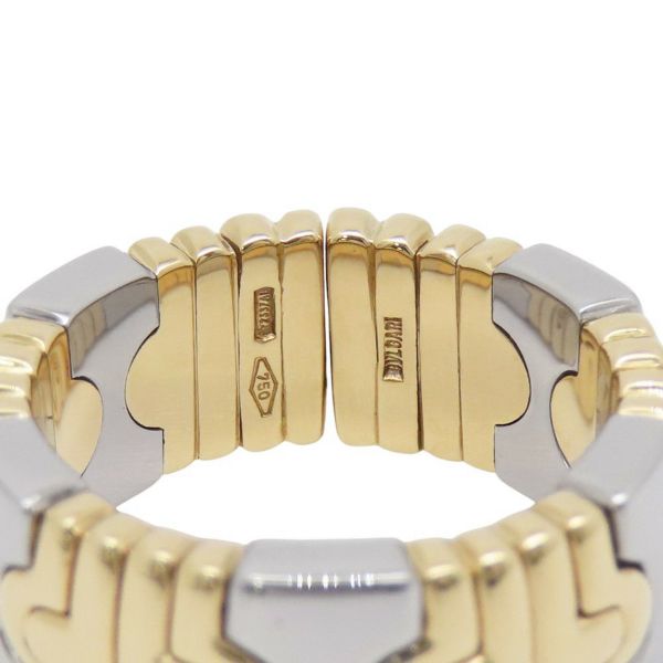 ブルガリ リング パレンテシ K18YGイエローゴールド/SSステンレススチール リングサイズ14号 BVLGARI 指輪