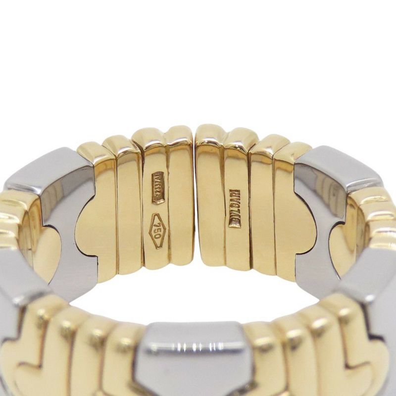 ブルガリ リング パレンテシ K18YGイエローゴールド/SSステンレススチール リングサイズ14号 BVLGARI 指輪