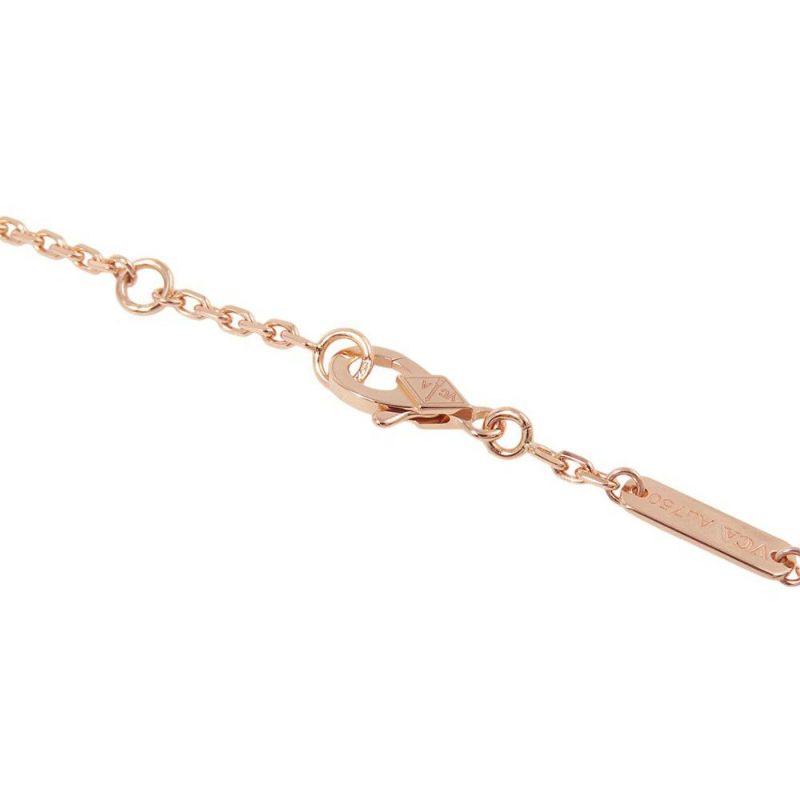 ヴァンクリーフ&アーペル ブレスレット ラッキー スプリング オープンウィング レディバグ オニキス カーネリアン K18PG VCARP7R100