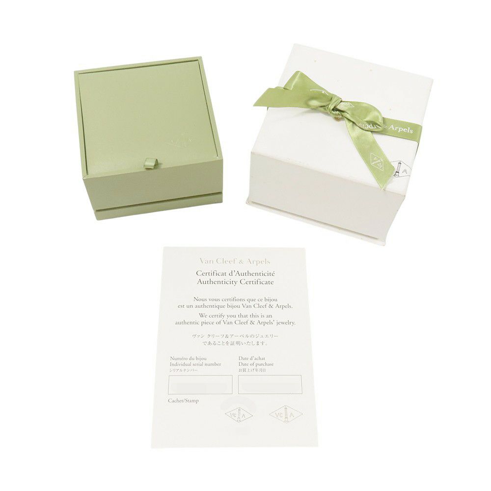 ヴァンクリーフ&アーペル ネックレス スウィート パピヨン ペンダント ターコイズ K18WGホワイトゴールド VCARF80500