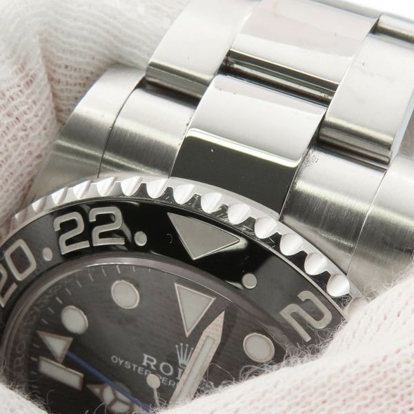 ロレックス GMTマスター2 デイト ランダムシリアル ルーレット 126710BLNR ROLEX 腕時計 黒文字盤