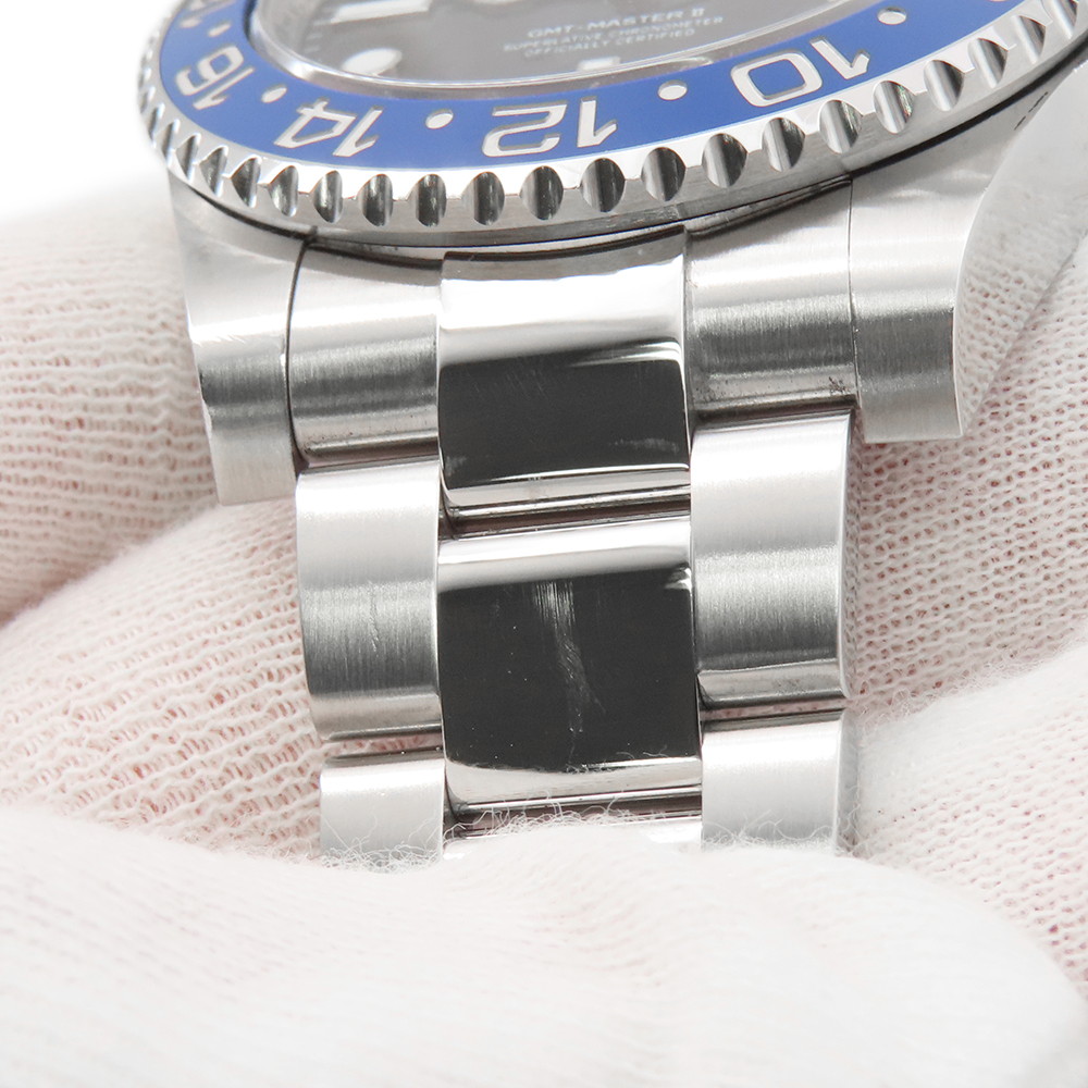 ロレックス GMTマスター2 デイト ランダムシリアル ルーレット 126710BLNR ROLEX 腕時計 黒文字盤