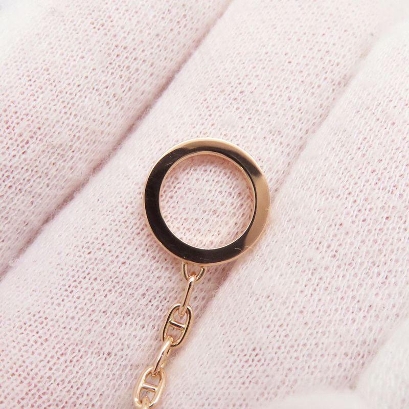 エルメス ブレスレット シェーヌダンクル ヴェルソ K18PGピンクゴールド/ブラックセラミック サイズSH HERMES ジュエリー