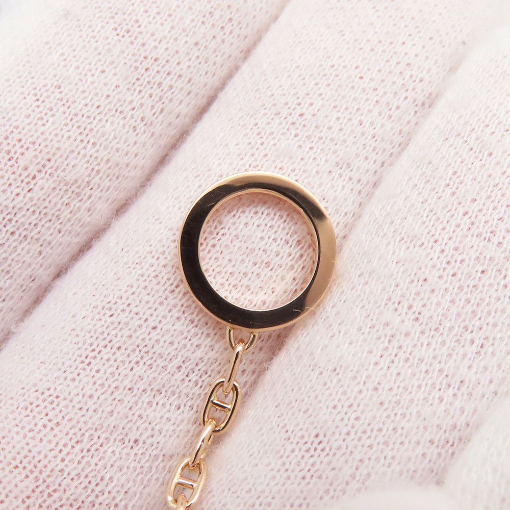 エルメス ブレスレット シェーヌダンクル ヴェルソ K18PGピンクゴールド/ブラックセラミック サイズSH HERMES ジュエリー