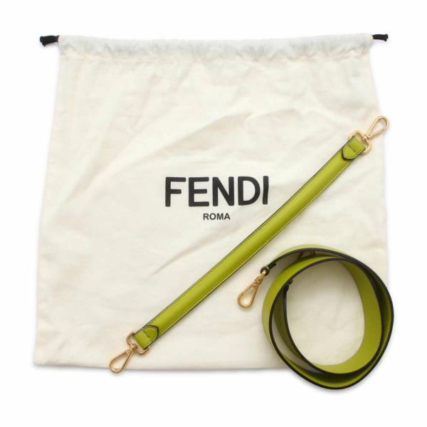 フェンディ ショルダーバッグ ズッカ バゲット レザー 8BR600 FENDI ワンショルダー 2wayハンドバッグ