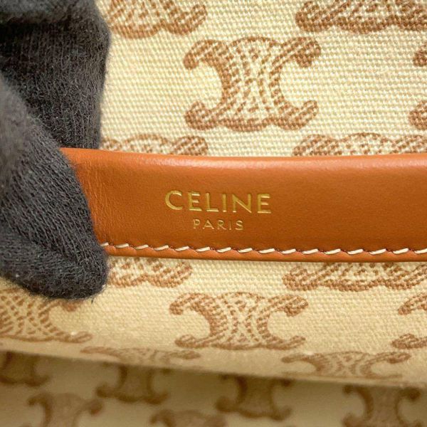 セリーヌ ハンドバッグ カバ タイス トリオンフ キャンバス スモール 199162 CELINE 2wayショルダーバッグ 白