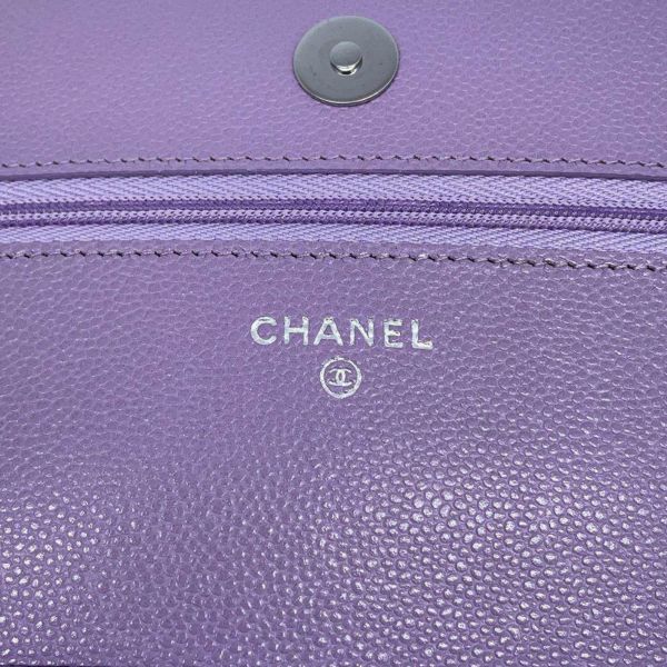 シャネル チェーンウォレット クラシック マトラッセ ココマーク キャビアスキン AP0250 CHANEL 財布