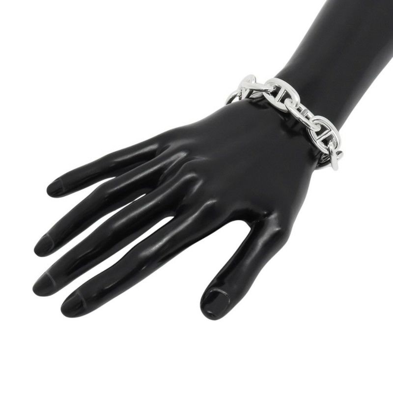 エルメス ブレスレット シェーヌダンクルTGM 10コマ SV925シルバー HERMES ジュエリー