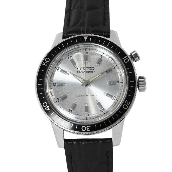 セイコー ワンプッシュクロノグラフ 5719-8990 SEIKO 腕時計 ウォッチ アンティーク シルバー文字盤