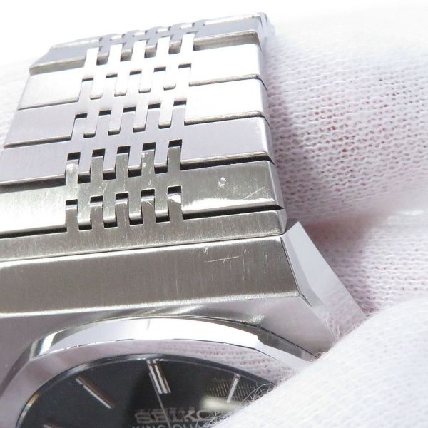 セイコー キングクォーツ 9923-701A SEIKO 腕時計 ネイビー文字盤 クォーツ