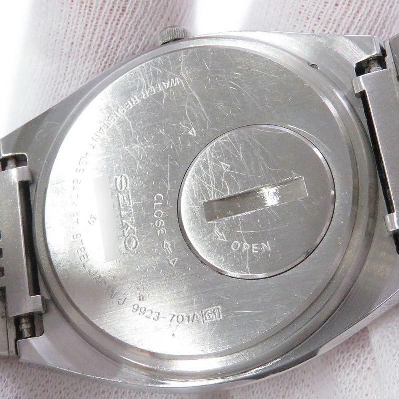 セイコー キングクォーツ 9923-701A SEIKO 腕時計 ネイビー文字盤 クォーツ