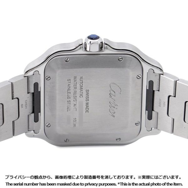 カルティエ サントス ドゥ カルティエ LM WSSA0030 Cartier 腕時計 ブルー文字盤