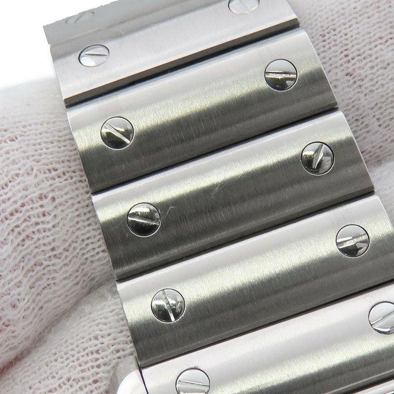 カルティエ サントス ドゥ カルティエ LM WSSA0030 Cartier 腕時計 ブルー文字盤