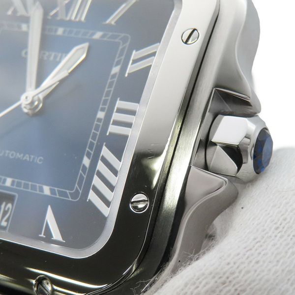 カルティエ サントス ドゥ カルティエ LM WSSA0030 Cartier 腕時計 ブルー文字盤