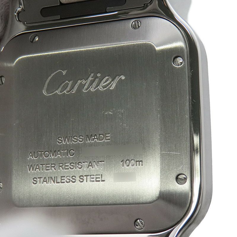 カルティエ サントス ドゥ カルティエ LM WSSA0030 Cartier 腕時計 ブルー文字盤