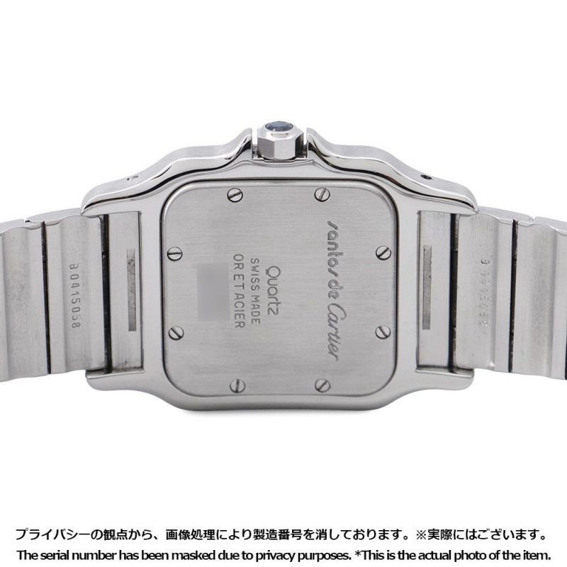 カルティエ サントスガルベ LM Cartier 腕時計 アイボリー文字盤 クォーツ