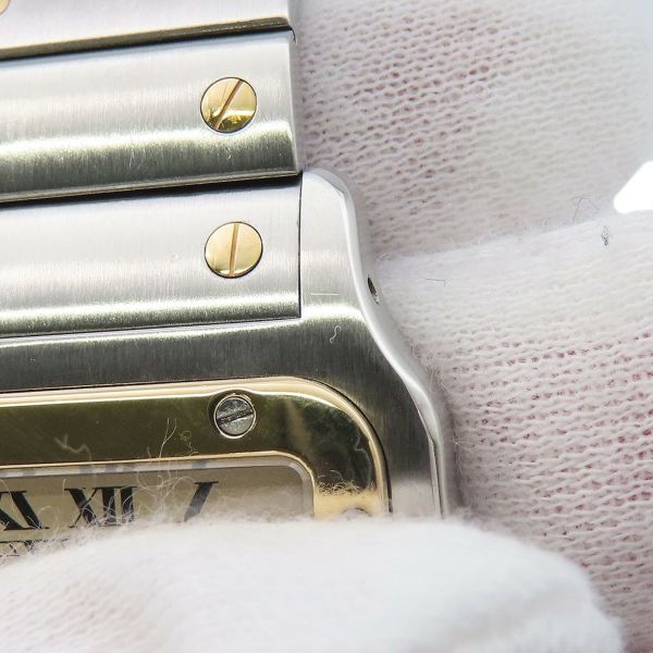 カルティエ サントスガルベ LM Cartier 腕時計 アイボリー文字盤 クォーツ