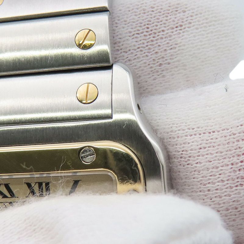 カルティエ サントスガルベ LM Cartier 腕時計 アイボリー文字盤 クォーツ