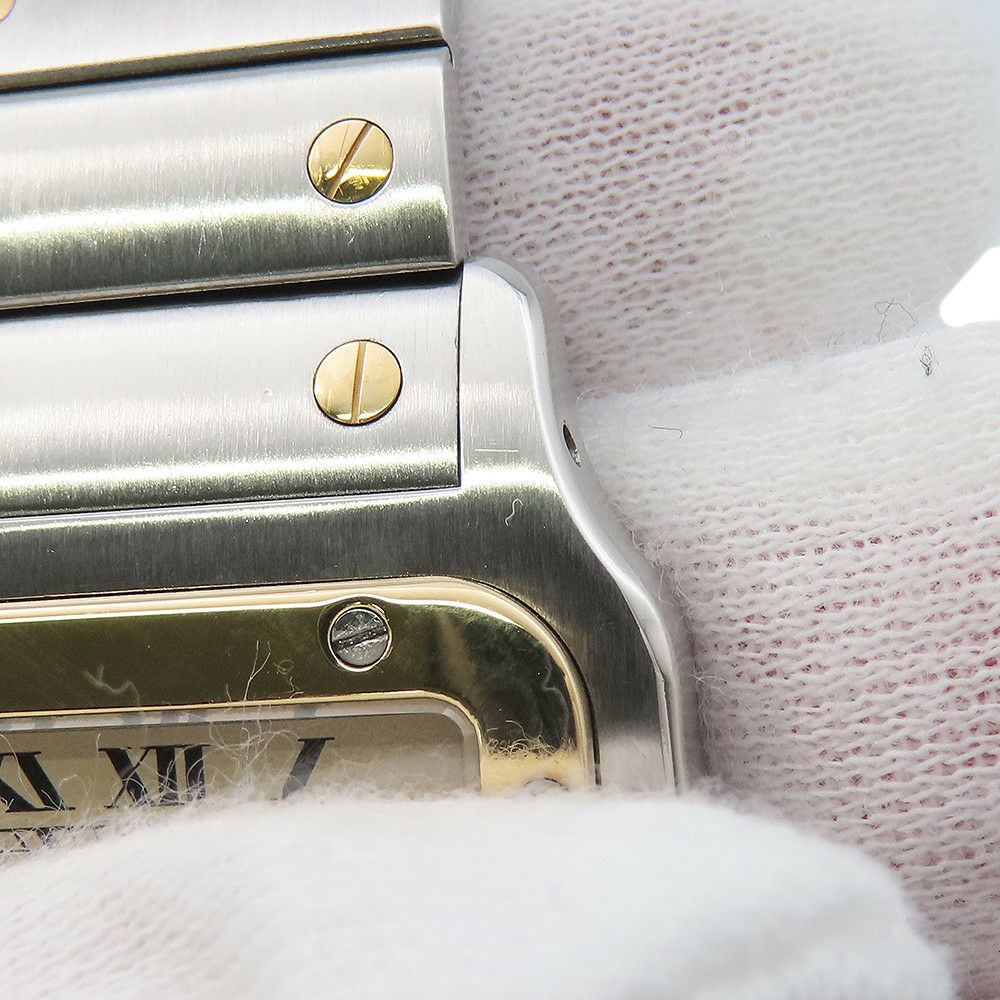 カルティエ サントスガルベ LM Cartier 腕時計 アイボリー文字盤 クォーツ