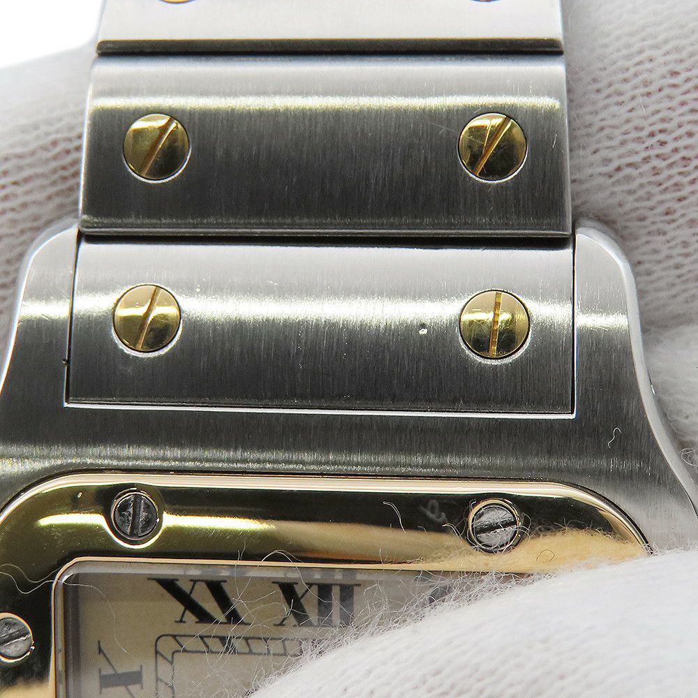 カルティエ サントスガルベ LM Cartier 腕時計 アイボリー文字盤 クォーツ