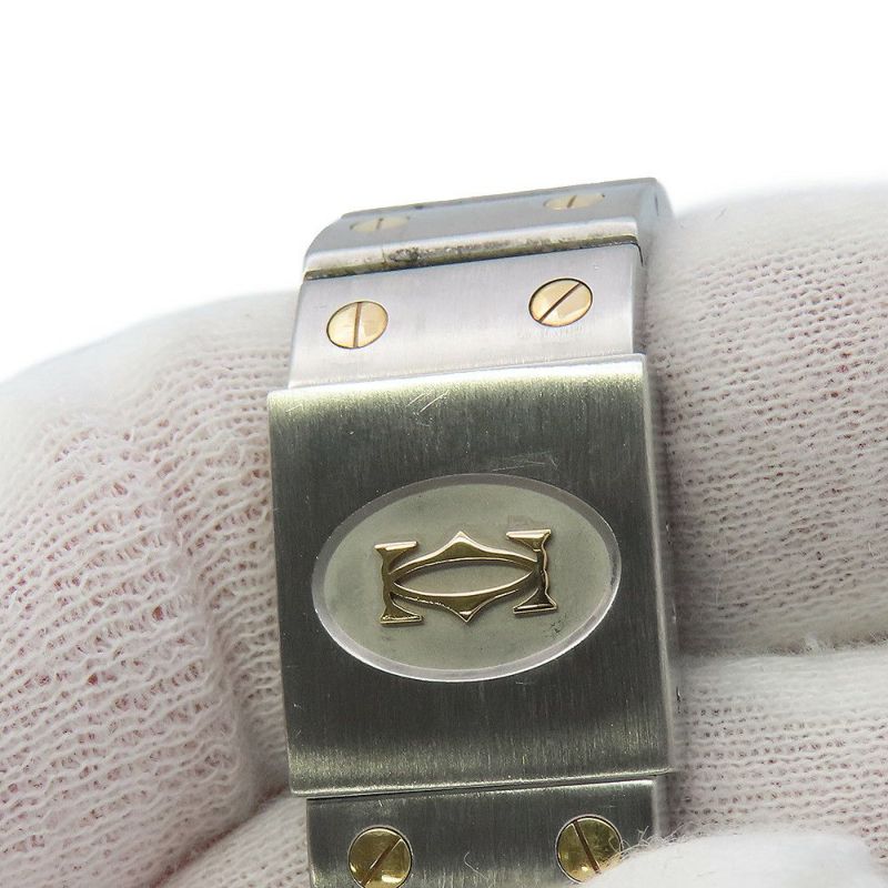 カルティエ サントスガルベ LM Cartier 腕時計 アイボリー文字盤 クォーツ