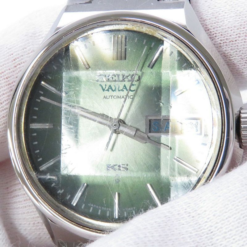 セイコー キングセイコー ヴァナック バナック デイデイト 5626-7160 SEIKO 腕時計 アンティーク グリーン文字盤