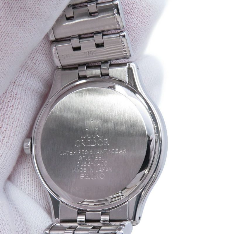 セイコー クレドール シグノ 8J86-7A00 SEIKO 腕時計 シルバー文字盤