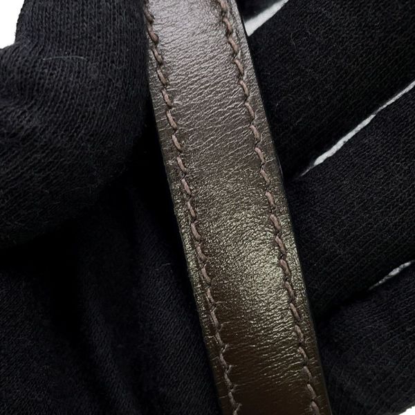 エルメス ハンドバッグ ケリー32 外縫い ショコラ/シルバー金具 ボックスカーフ □K刻印 2wayショルダー