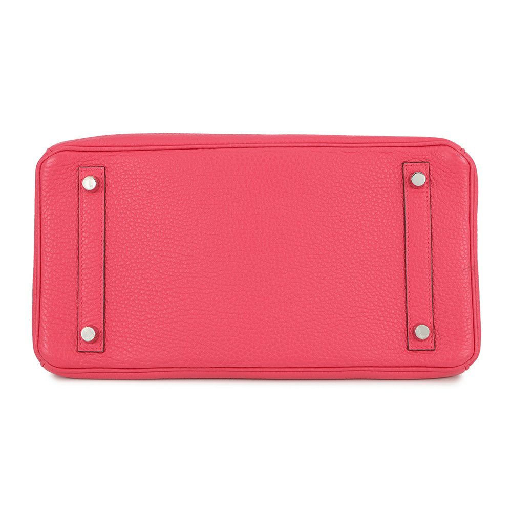 エルメス バーキン30 ローズエクストリーム/シルバー金具 トゴ D刻印 HERMES Birkin ハンドバッグ