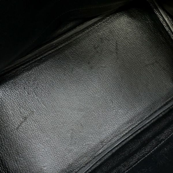 エルメス バーキン35 ブラック/シルバー金具 トゴ □H刻印 HERMES Birkin ハンドバッグ 黒