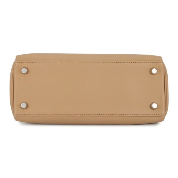 エルメス ケリー25 内縫い カラーマティック チャイ/ブループリュム/ライム/シルバー金具 スイフト U刻印 2wayショルダー