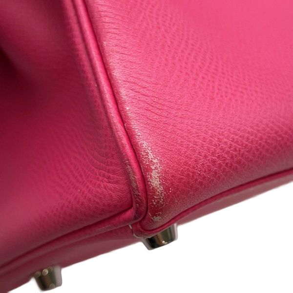 エルメス キャンディ ケリー28 内縫い ローズティリアン/ルビー/シルバー金具 エプソン □P刻印 2wayショルダー